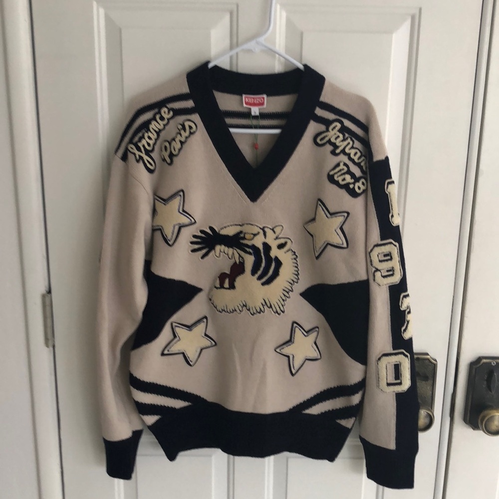KENZO Appliqué Detail Graphic Jumper